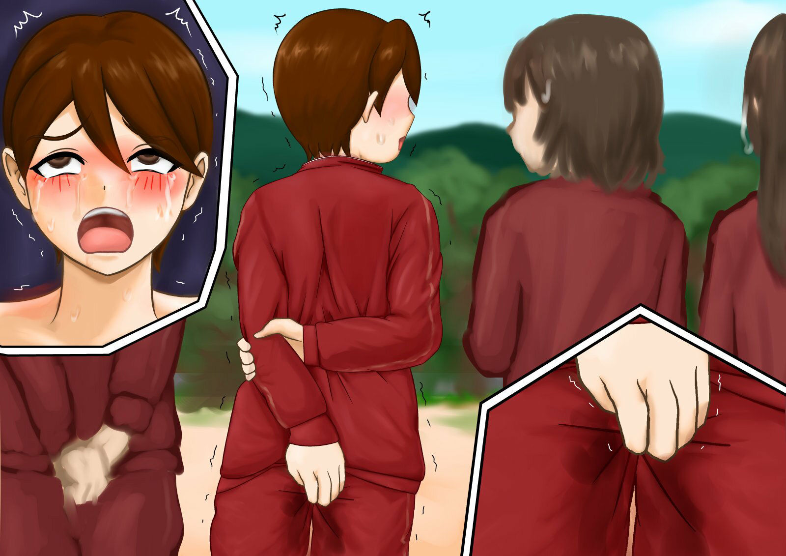 サンプル画像3:変態オナニー中毒の女子学生が毎日寸止めオナニー繰り返した末に自縛固定電マでイキ壊れる話(淫乱テディベア) [d_425205]