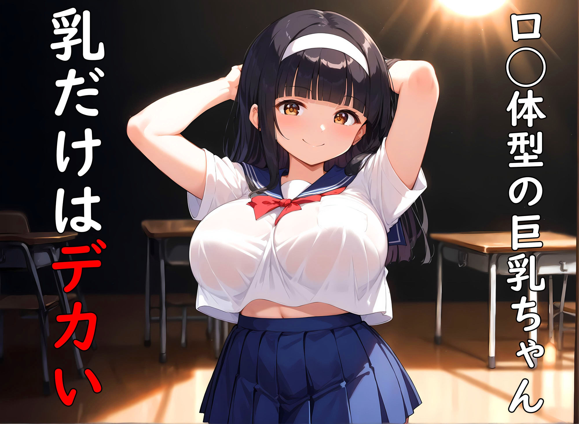 サンプル画像1:学園の噂 サセ子の巨乳ちゃん(赤ちん) [d_425262]