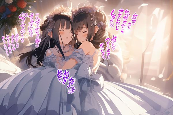 ドレス美少女29 ドレスに包まれて気持ちよくなっちゃったの？（百合5） (d_425280) - d_425280jp-009