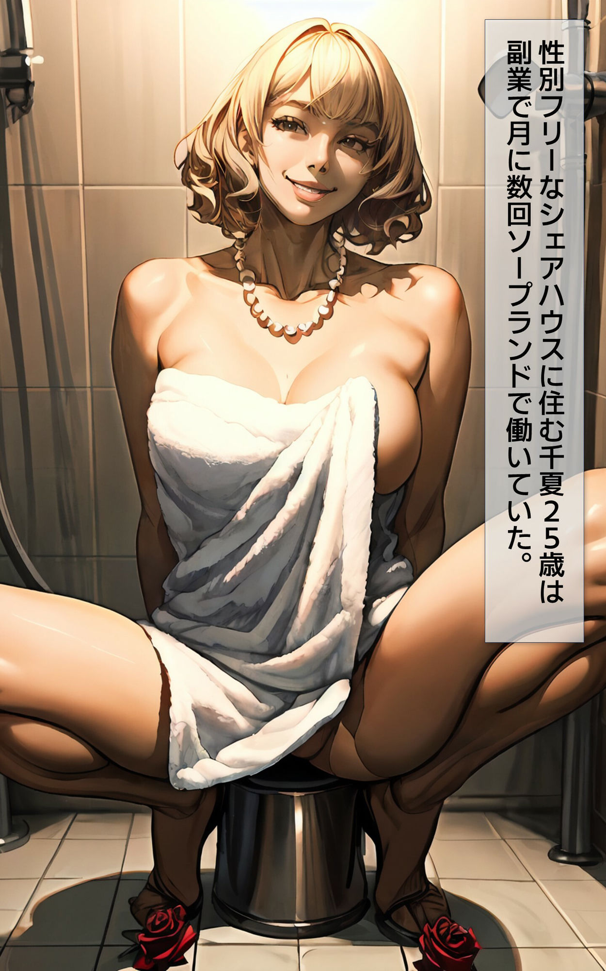 サンプル画像1:泡姫調教/シェアハウス住人がソープ嬢で常駐性処理肉便器になった話(C.C.WORKS) [d_425284]