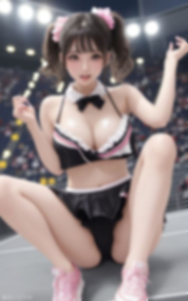 サンプル画像4:スタジアムの男を虜にするエチエチすぎる18禁チアガール集団85枚(AI製作LABO) [d_425339]