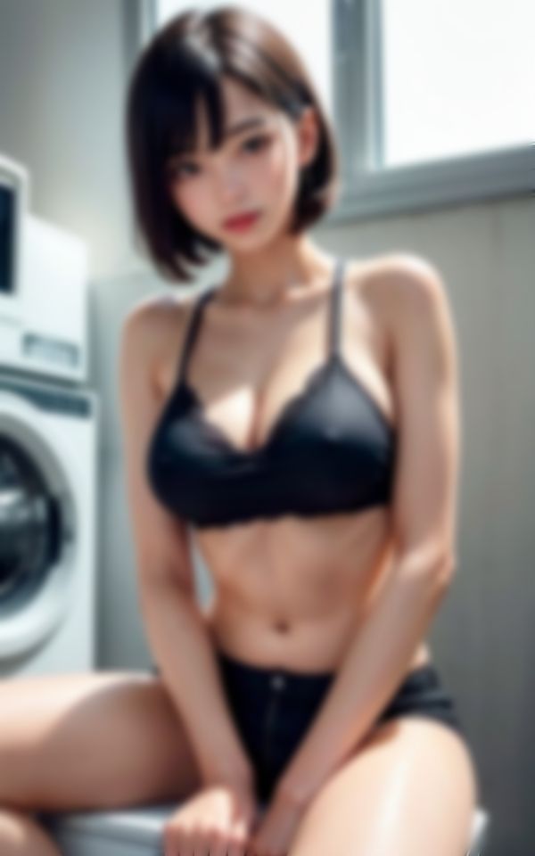 サンプル画像6:コインランドリーで逆ナンしてきた淫らなボディのビッチギャル(リンカAI) [d_425359]