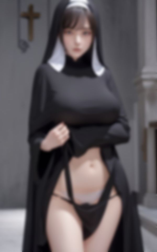 サンプル画像1:何も知らない無垢な新人シスターの身体はとっても淫乱(AI萌え萌えサークル) [d_425361]