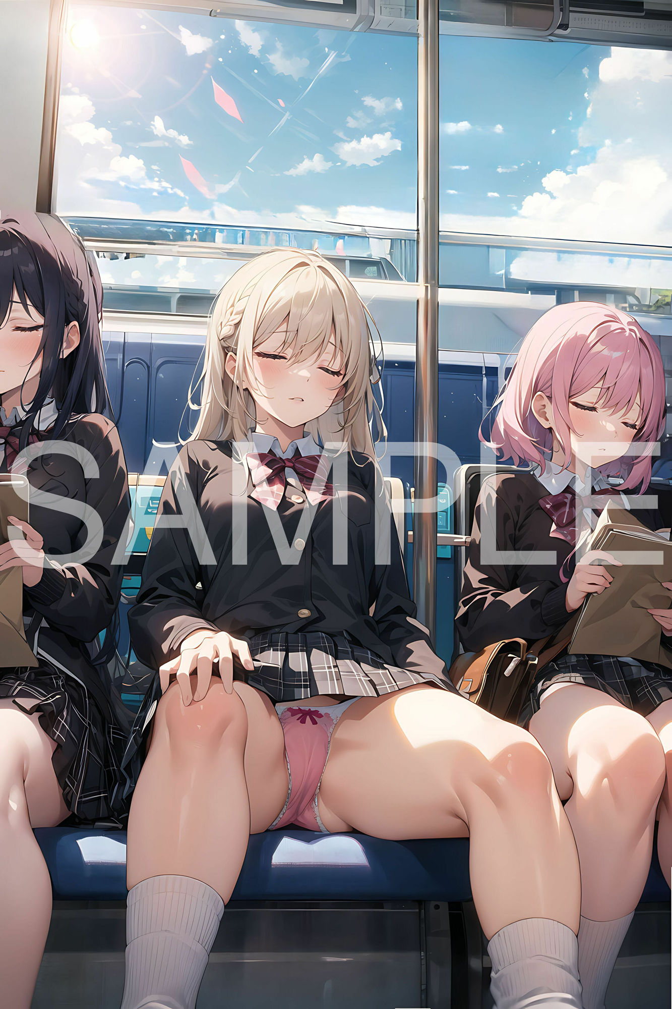 サンプル画像5:ぱんちら×美少女(aiもちち) [d_425375]