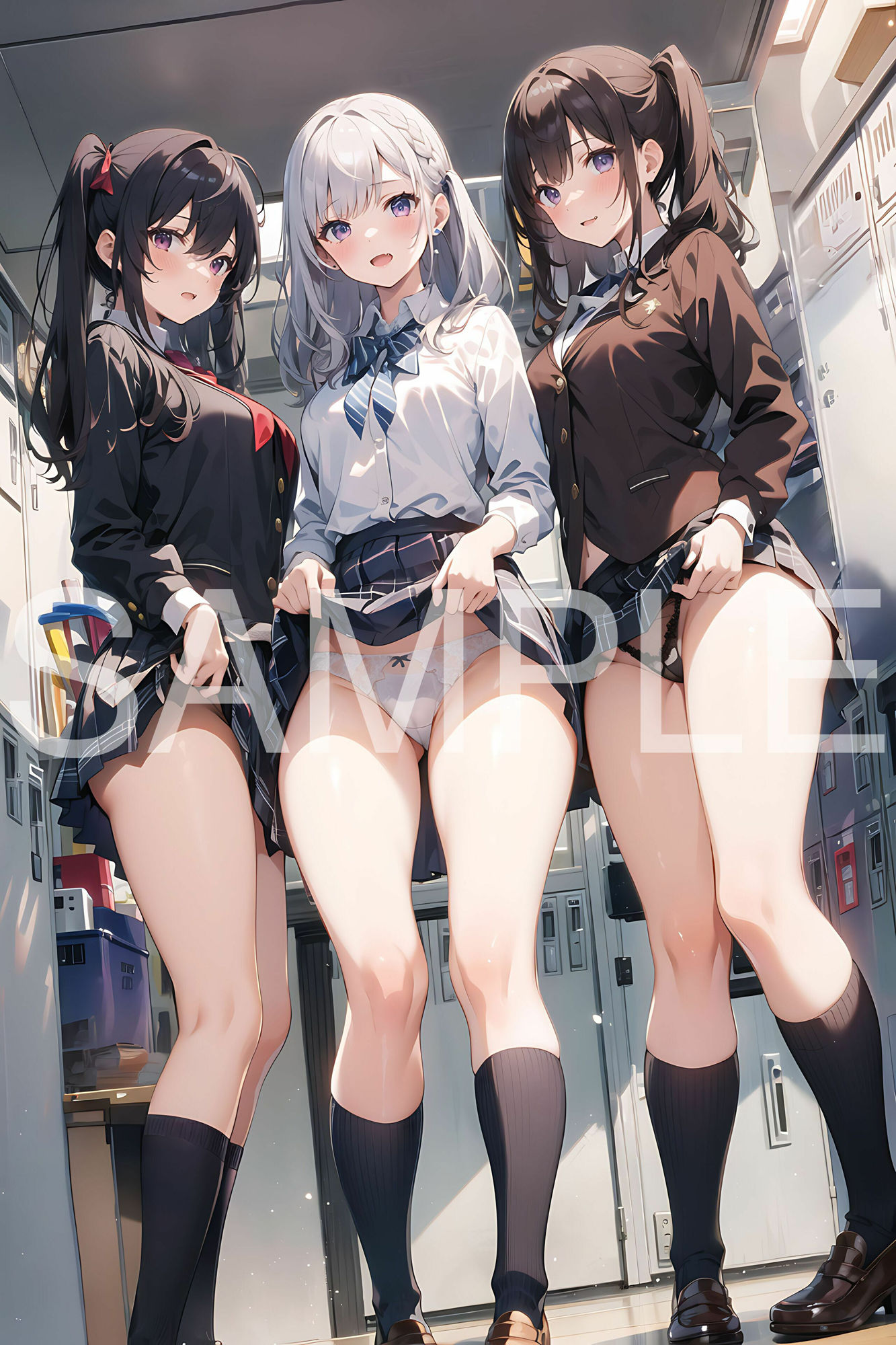 サンプル画像6:ぱんちら×美少女(aiもちち) [d_425375]