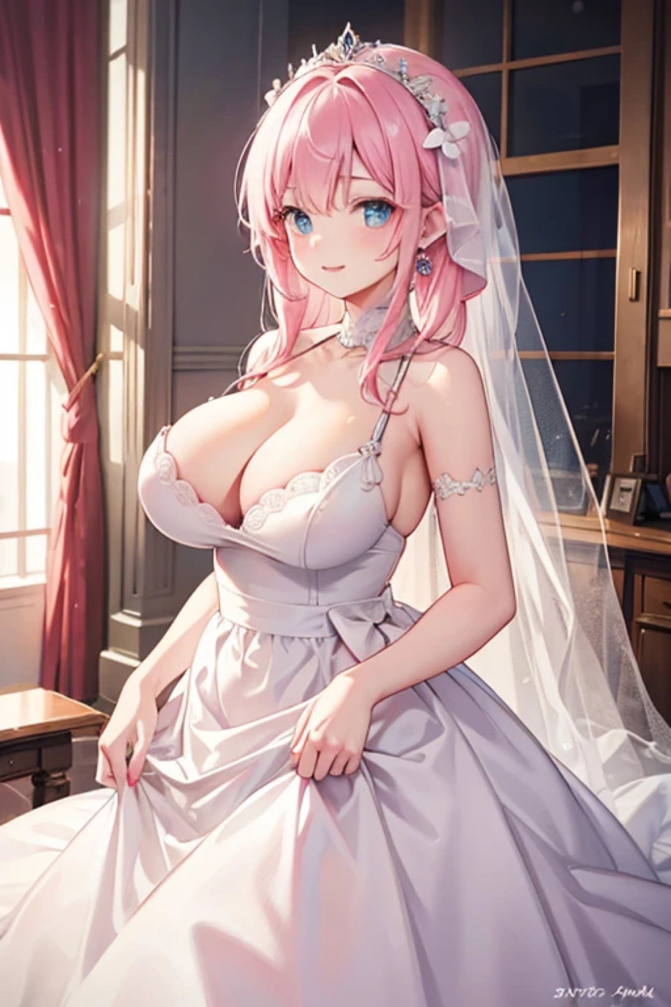 サンプル画像4:ピンクウェディングのアレやコレ(rweb324) [d_425436]