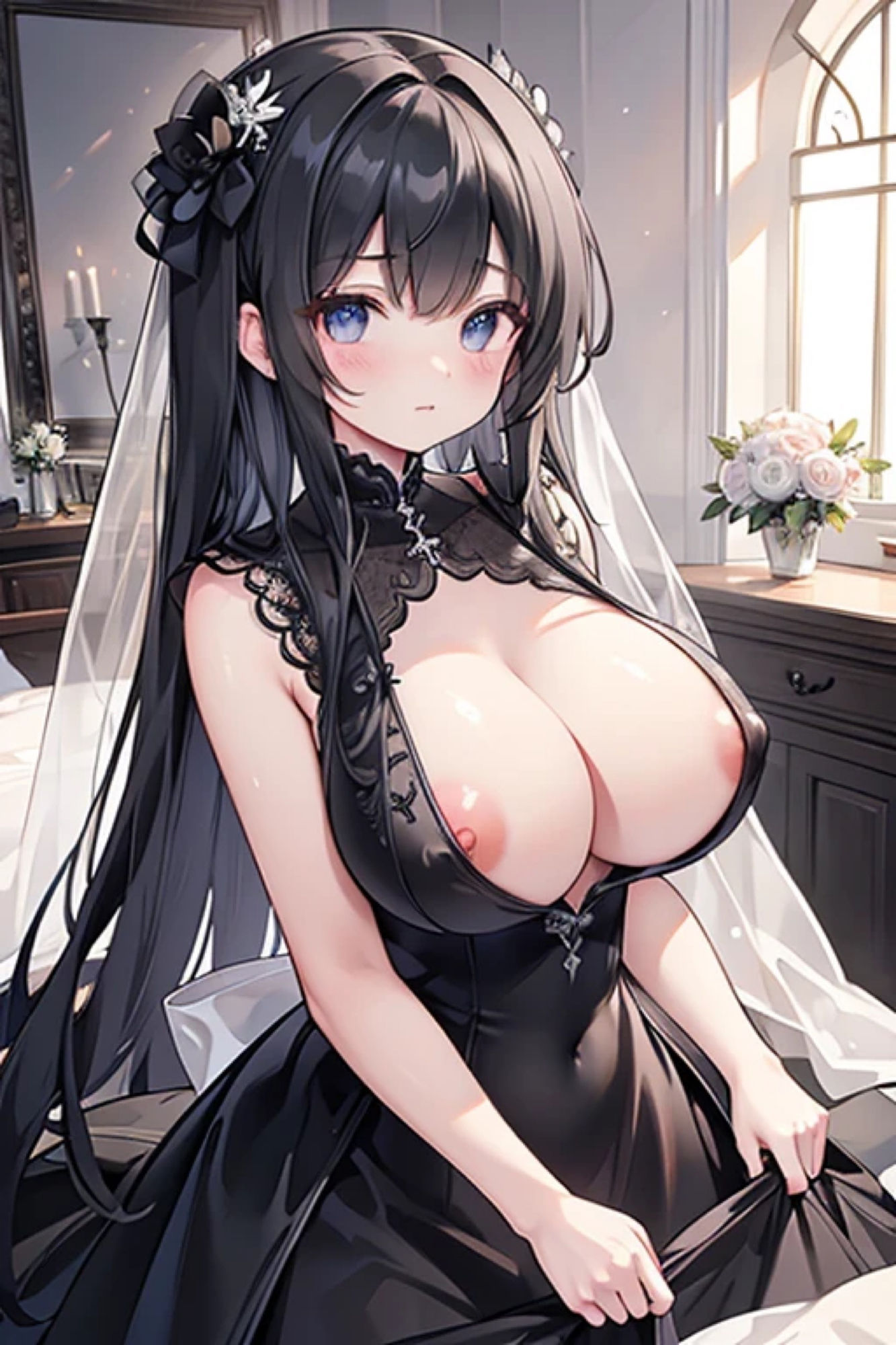 サンプル画像2:ブラックウェディングのアレやコレ(rweb324) [d_425441]