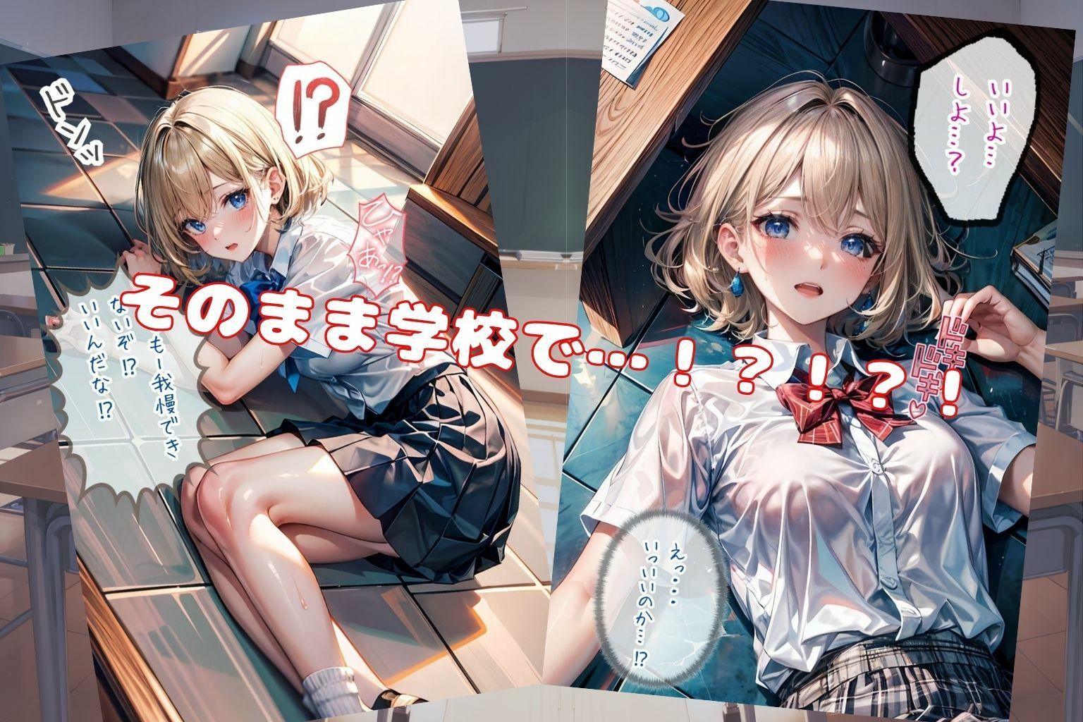 サンプル画像5:幼馴染に羞恥プレイを頼んだら・・・ リモバイ校内散歩でイキまくった話(みるくりんぐ) [d_425452]