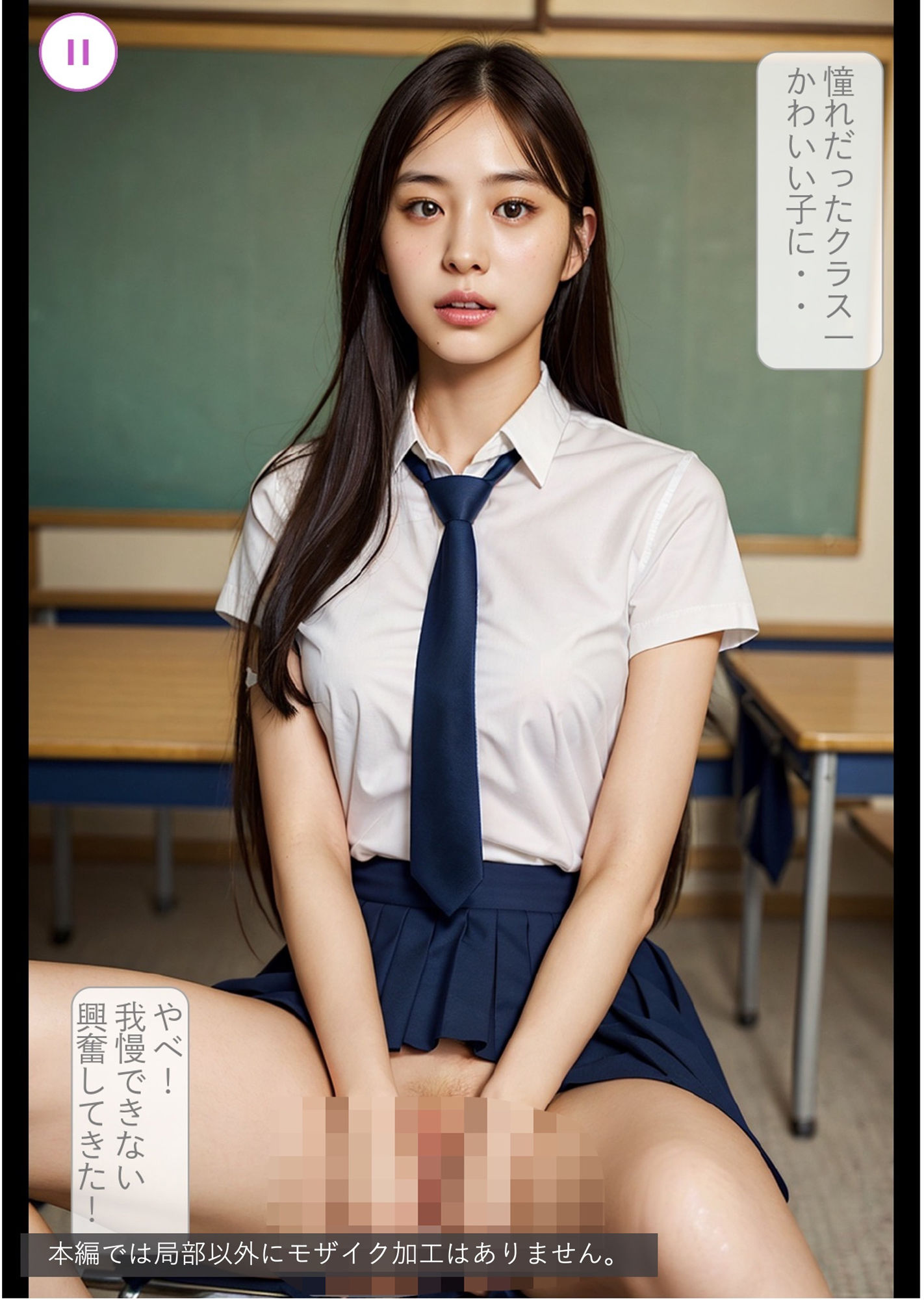 サンプル画像3:［ストーリー＋大量画像］時間停止で憧れのあの子を好き放題(顔面最強美双子（AI2Twins）) [d_425457]