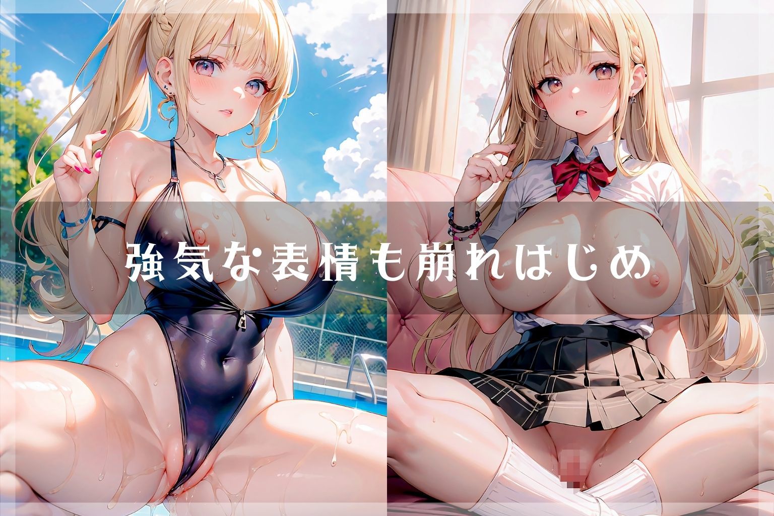 サンプル画像5:【たっぷり500枚！】爆乳白ギャル女子校生彼女♪(えいあいどぉる) [d_425458]