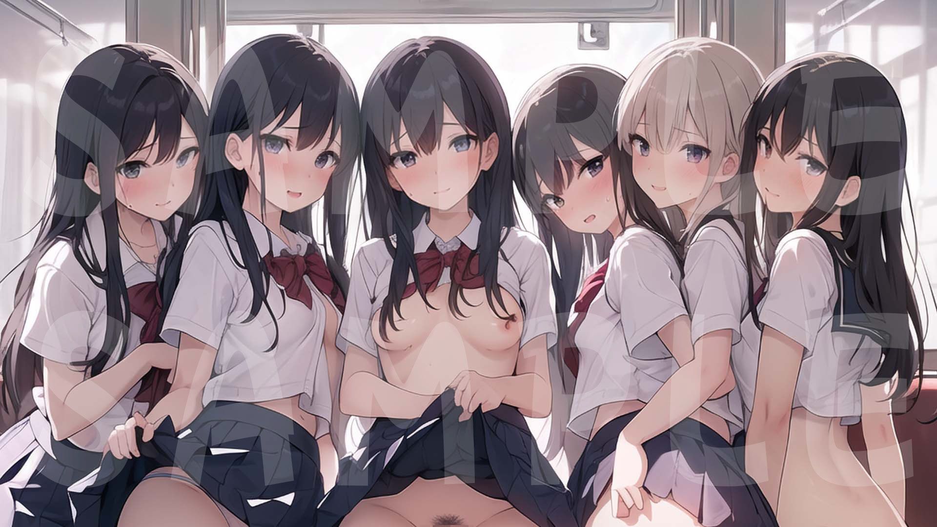 サンプル画像3:秘密の制服電車 「あのぉ 次は 私も、いいですか？」vol.8(MIDD) [d_425480]