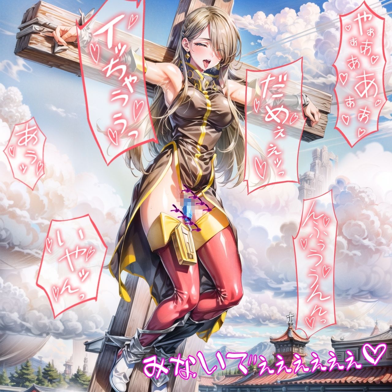 サンプル画像5:綺麗なお姉さんテ〇アグ〇ンツのスレンダーな肢体が何をやらせても卑猥すぎる_玩具目隠し編(dempa) [d_425593]