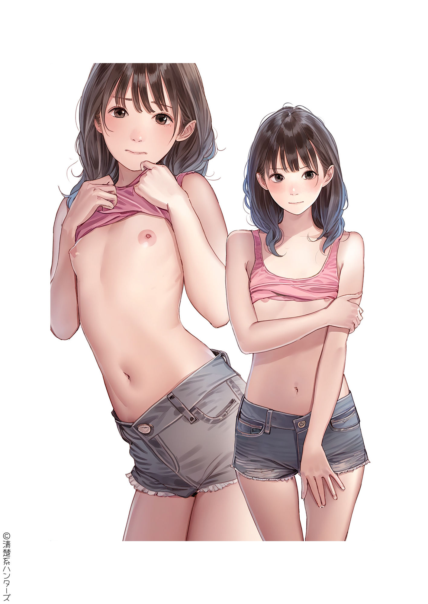 サンプル画像2:ショートパンツだいすき(清楚系ハンターズ) [d_425599]