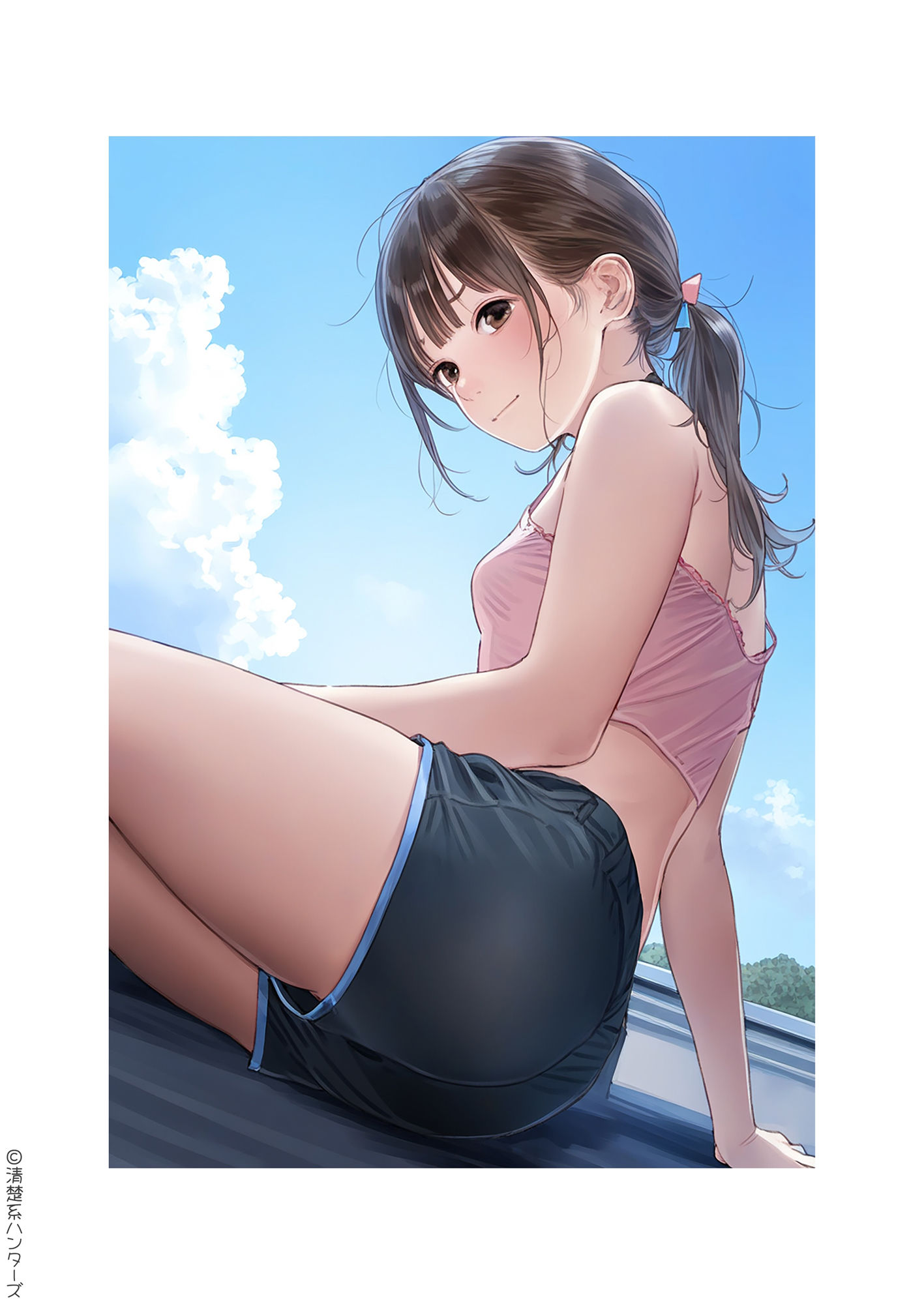 サンプル画像6:ショートパンツだいすき(清楚系ハンターズ) [d_425599]