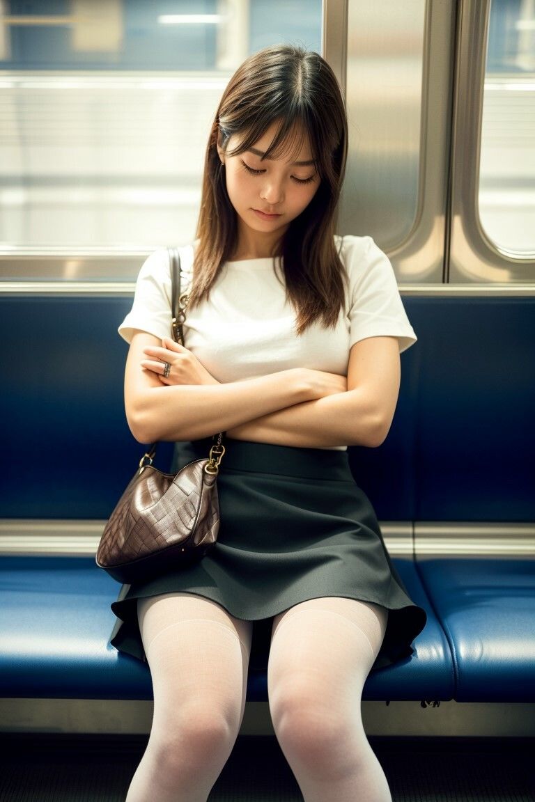 サンプル画像2:Generated Girls Collection vol.5 電車タイツ編(かまぼこ製造工場) [d_425720]