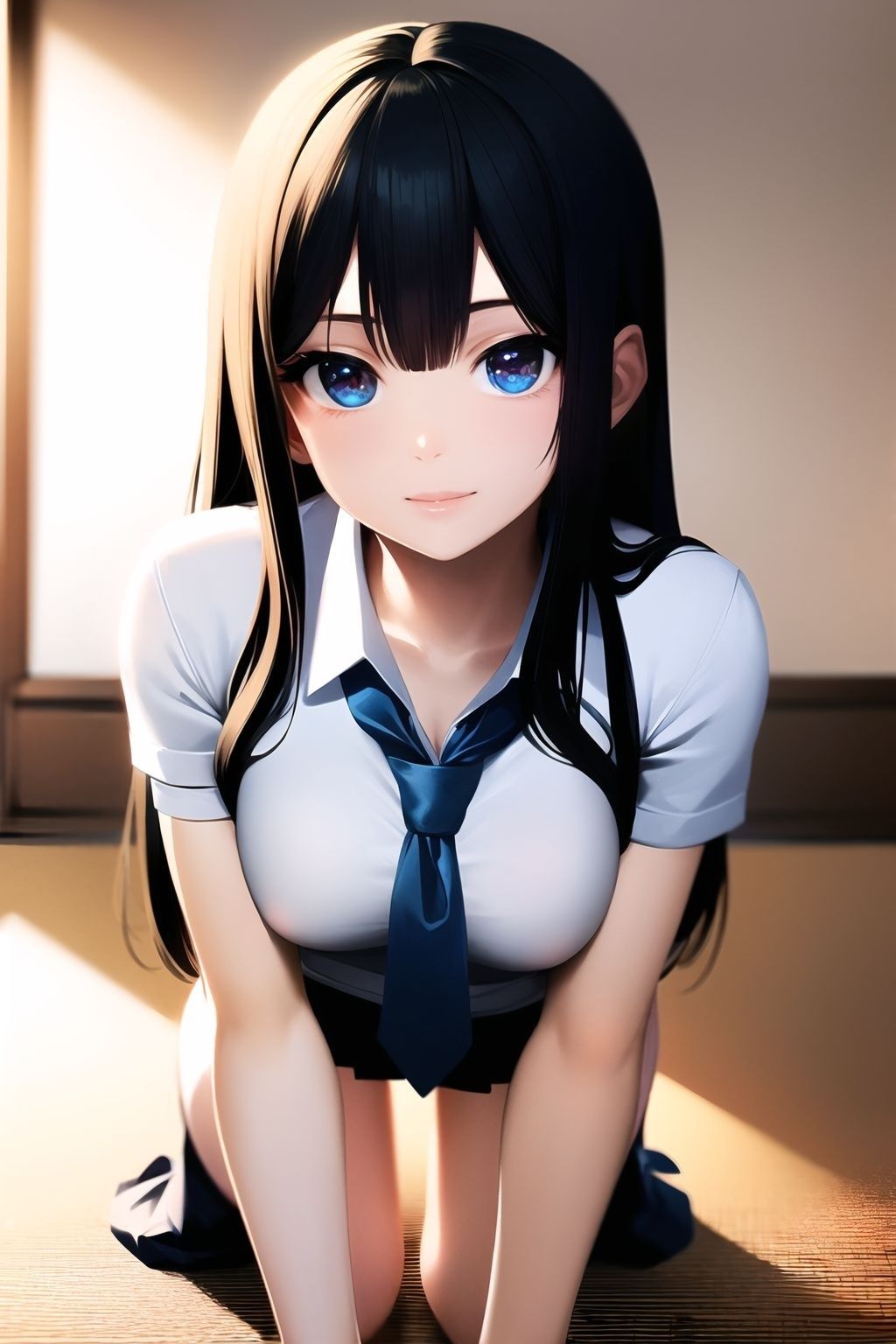 サンプル画像2:地元で有名な女子校に、透明人間になって潜入してみた ＃2(巨乳美女) [d_425762]