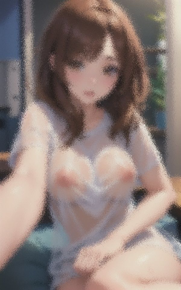 サンプル画像1:スケスケ乳首＆乳輪(美女のRAKUEN) [d_425764]