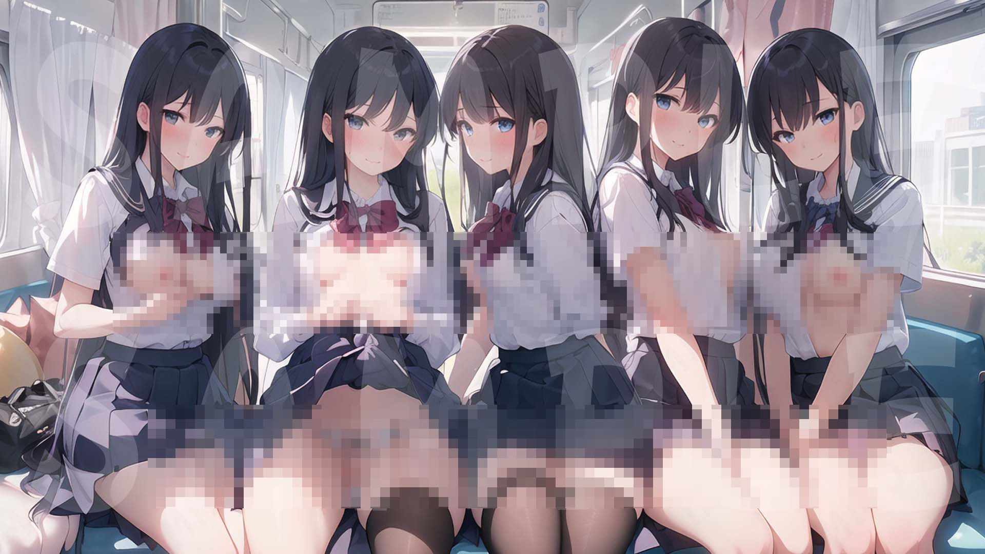 サンプル画像3:秘密の制服電車 「あのぉ 次は 私も、いいですか？」vol.9(MIDD) [d_425777]