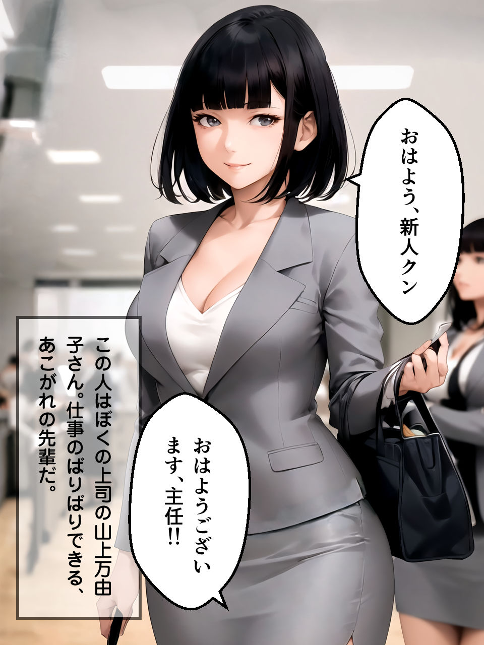 サンプル画像6:【フェラチオ特化】Fellatio 5〜弊社のOL編（CGコミック）(獨去書房) [d_425810]