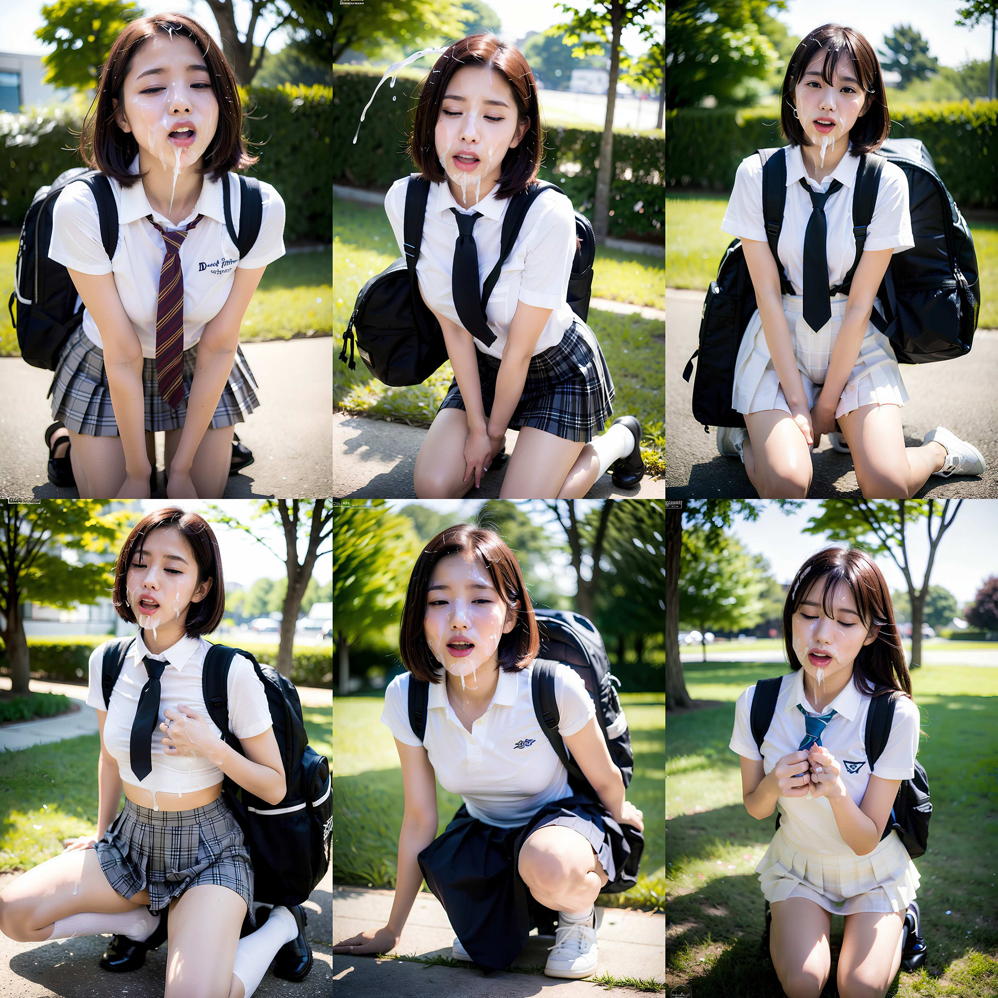 サンプル画像2:ものすごい顔射集 〜下校編〜(SakuraBooks) [d_425853]