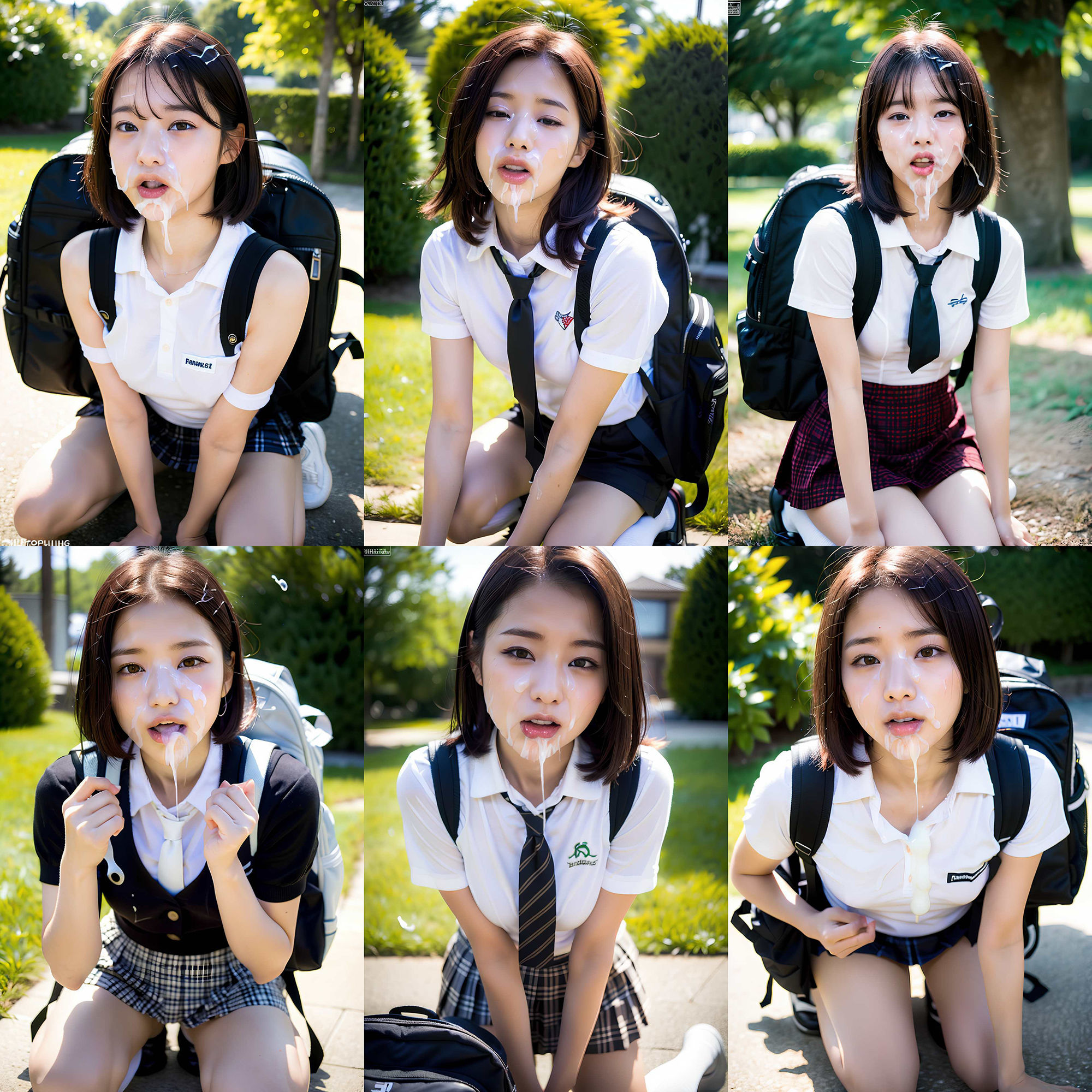 サンプル画像4:ものすごい顔射集 〜下校編〜(SakuraBooks) [d_425853]