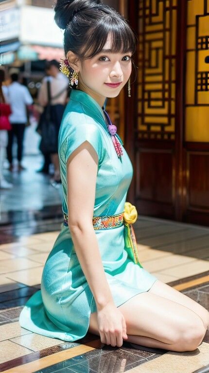 サンプル画像5:コスプレシリーズ Hunfu（漢服） na019-1(美伝プロジェクト) [d_425894]