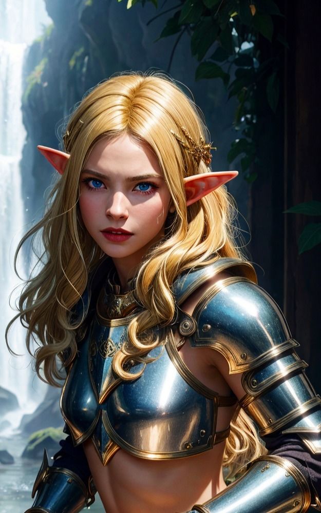 サンプル画像2:エルフ美女 異世界ファンタジー AIグラビア写真集(ai田) [d_425915]