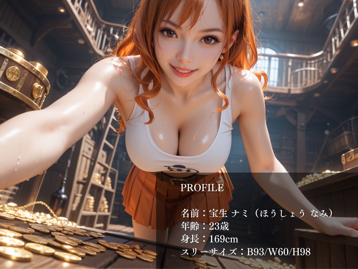 サンプル画像2:《聖地巡礼》寝取られ撮影会「コスプレイヤー？ハンター」Vol.1《ナミ》(異次元空間) [d_425970]