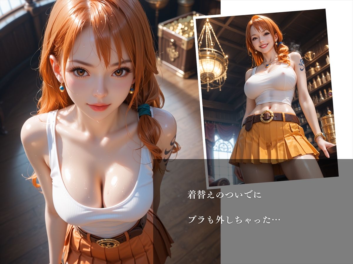 サンプル画像4:《聖地巡礼》寝取られ撮影会「コスプレイヤー？ハンター」Vol.1《ナミ》(異次元空間) [d_425970]