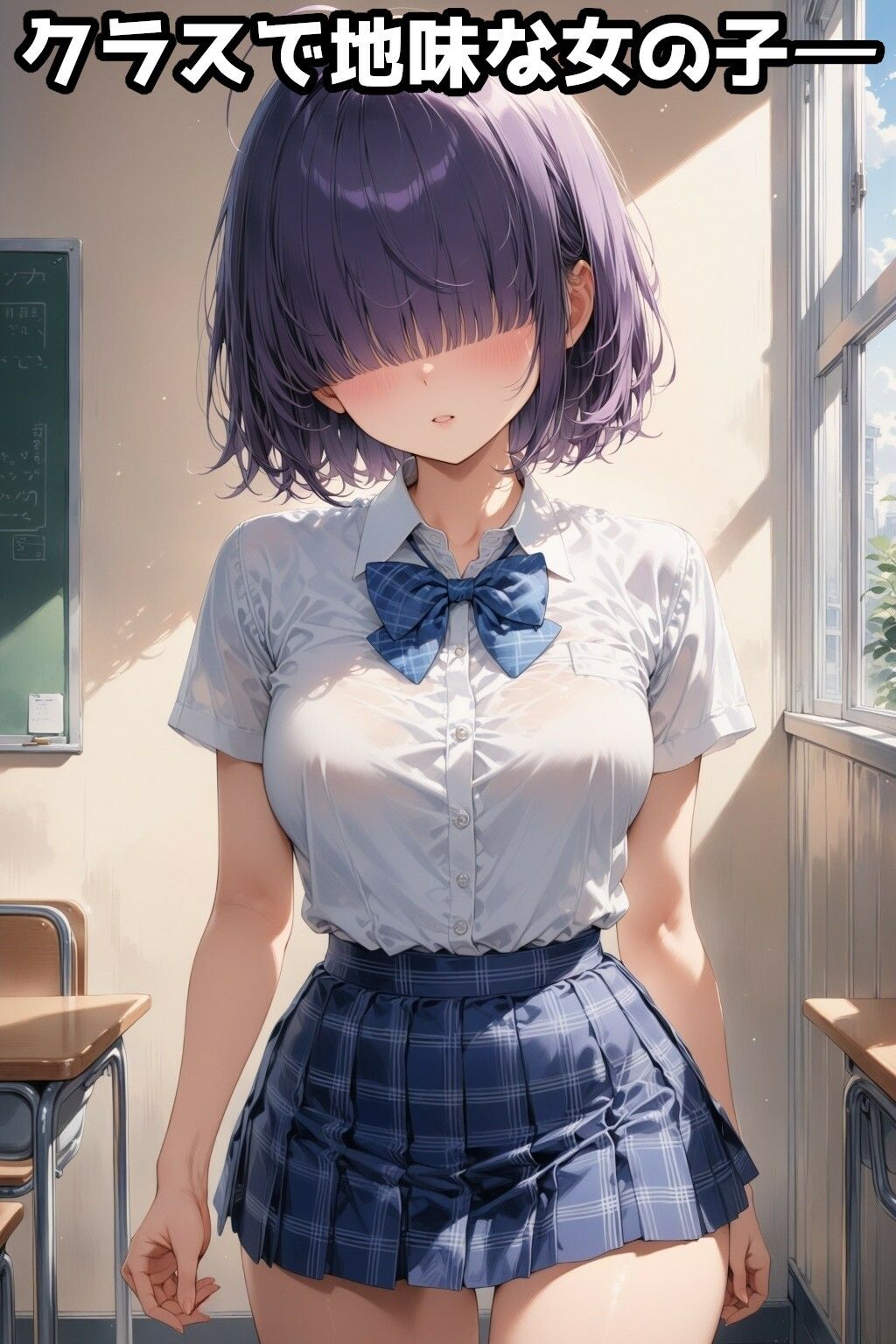 サンプル画像1:メカクレ彼女(AI天獄) [d_425975]