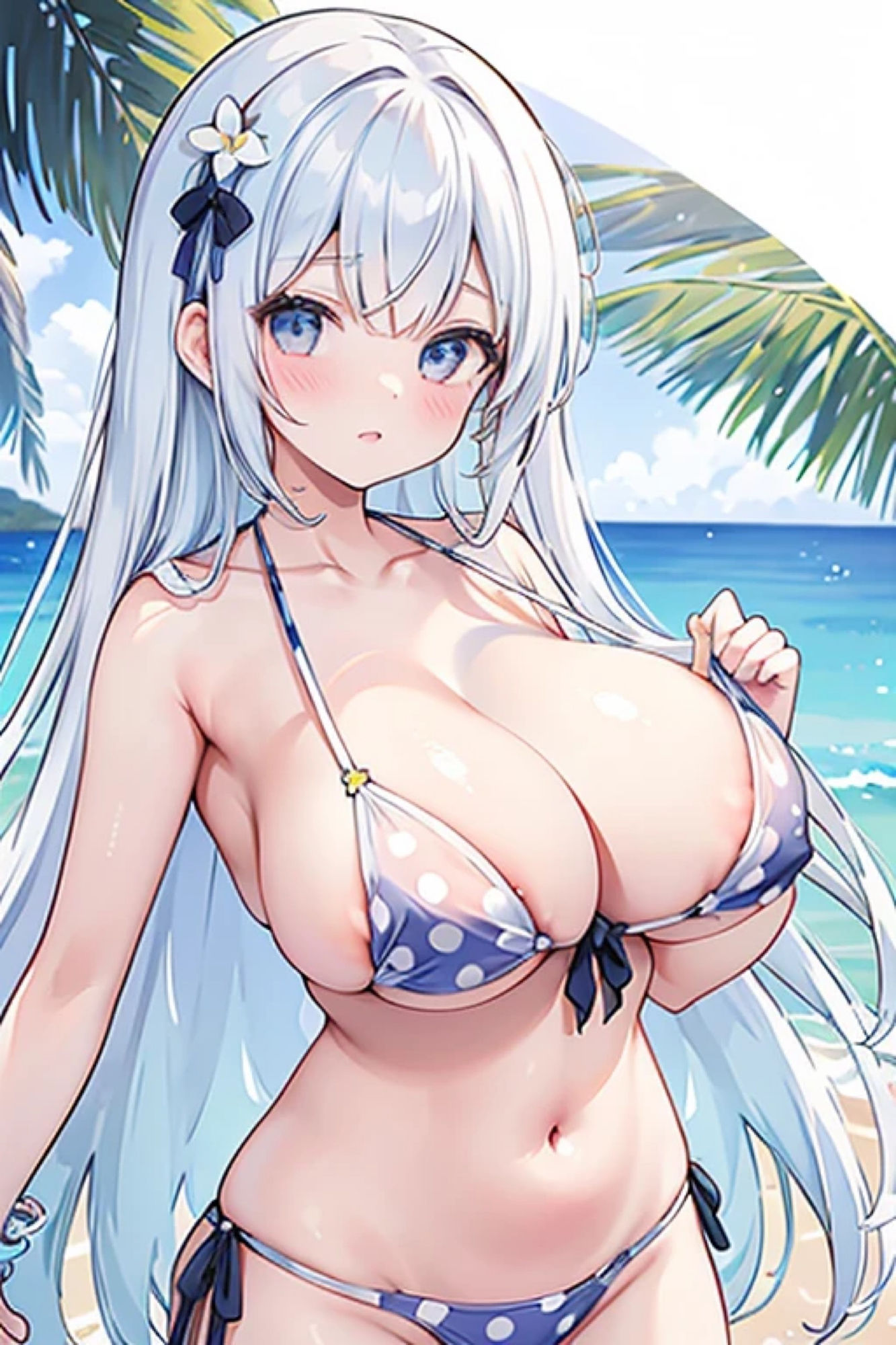 サンプル画像3:水玉ビキニのアレやコレ(rweb324) [d_426008]