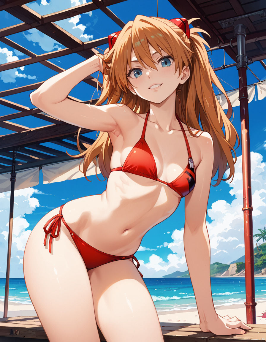 サンプル画像2:【新世紀エヴァ〇ゲリオン】惣流・ア〇カ・ラングレーの写真集 プレミアム(DJart_ISUKO) [d_426040]