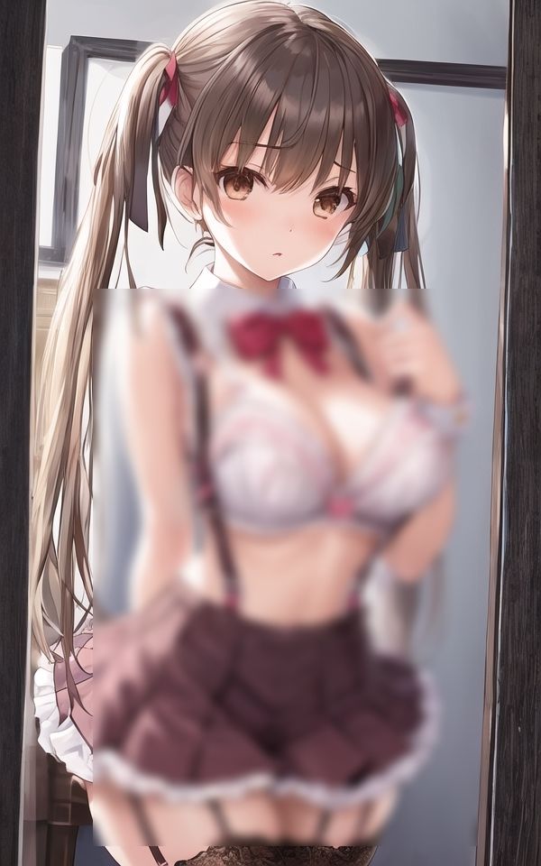 サンプル画像2:姫系陰キャの恥じらい(スタジオ森の中) [d_426080]