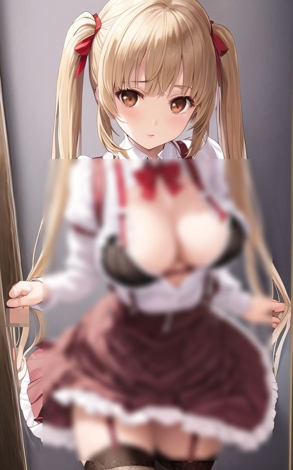 サンプル画像3:姫系陰キャの恥じらい(スタジオ森の中) [d_426080]