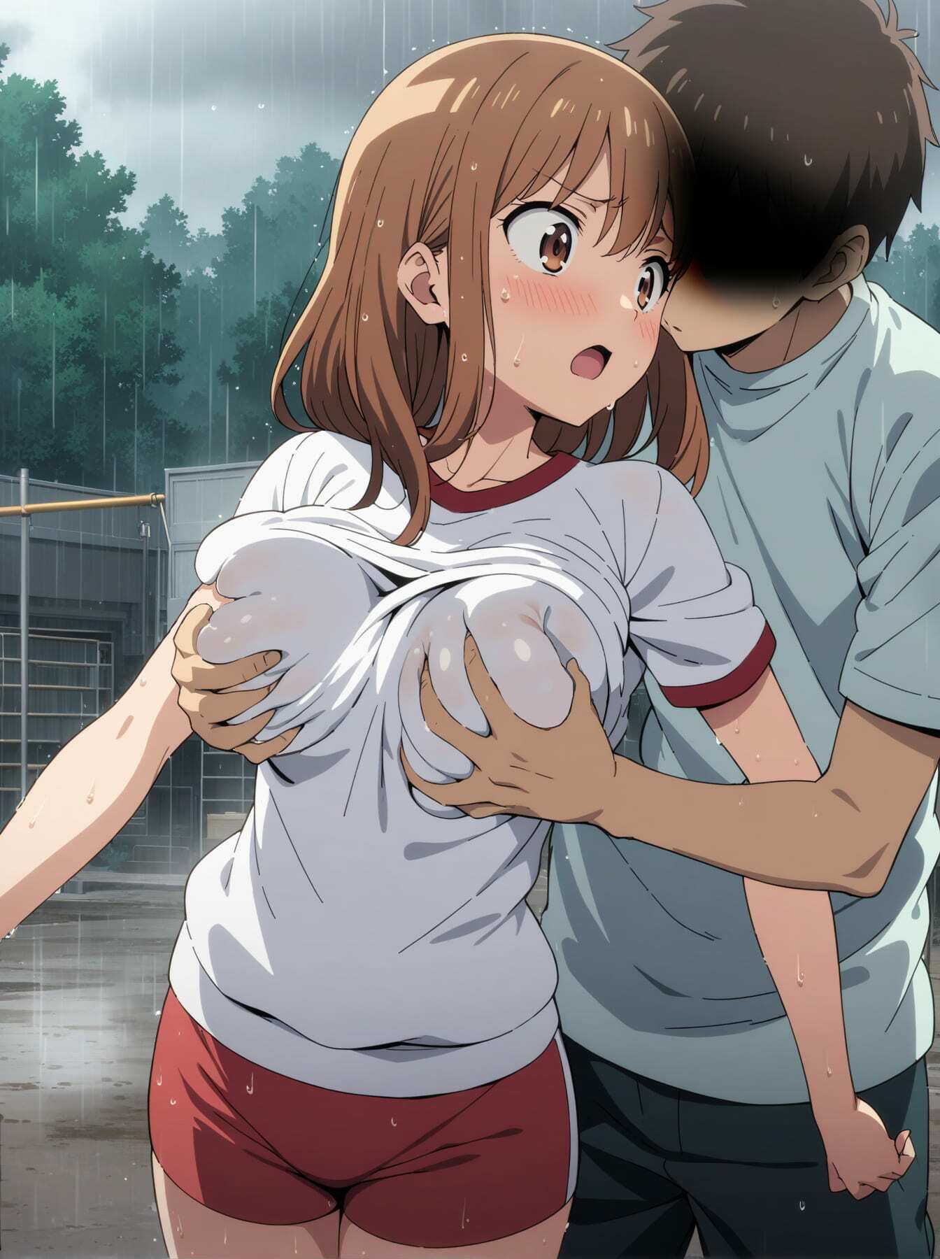 サンプル画像4:びしょ濡レ〇プ02【CG】(ばななメモリアル) [d_426179]