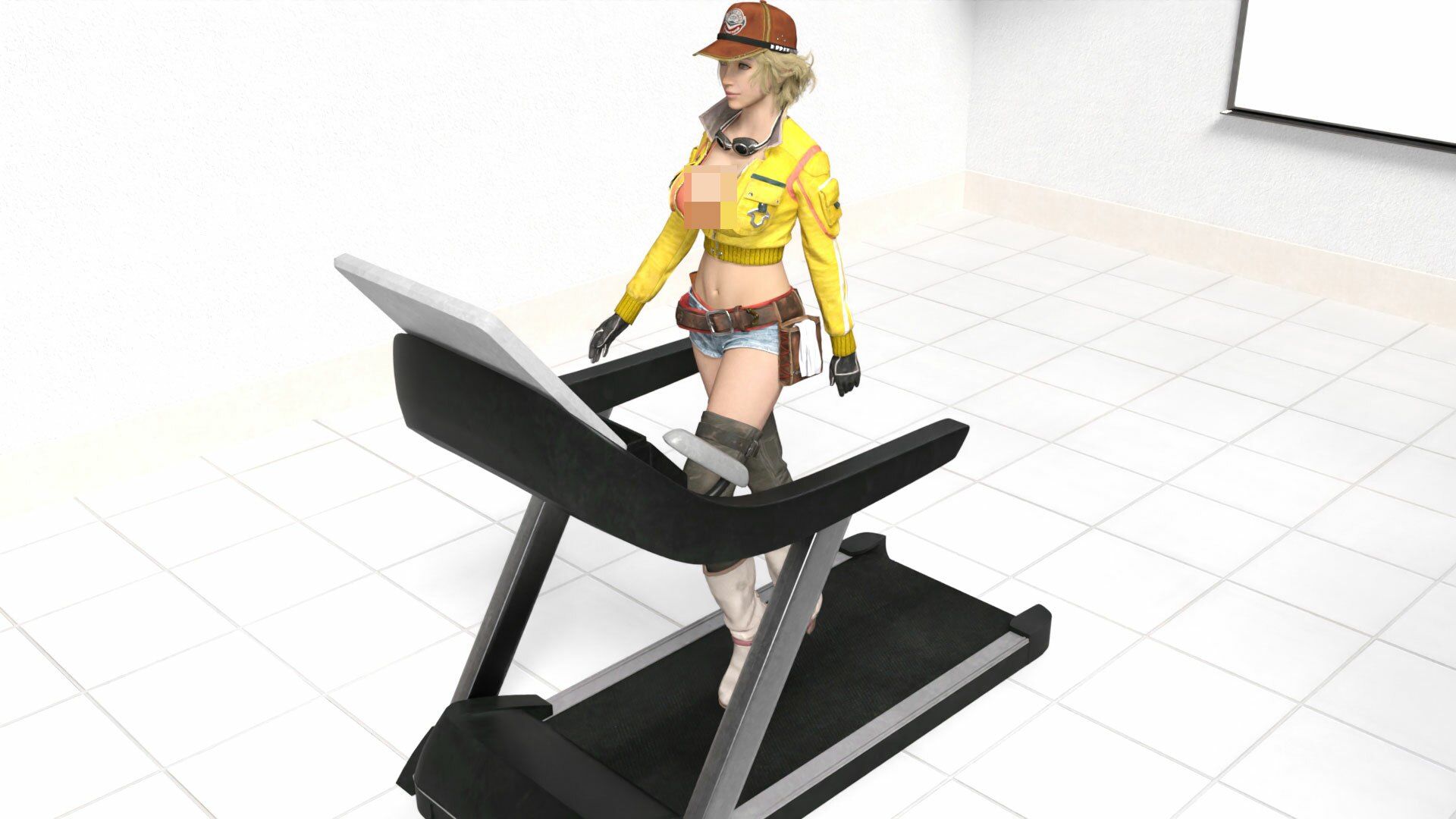 サンプル画像1:どこかで見たようなメカニック女性のコスプレ撮影風乳揺れ動画:メカニックパイパイ-001(Ozone_Layer) [d_426225]