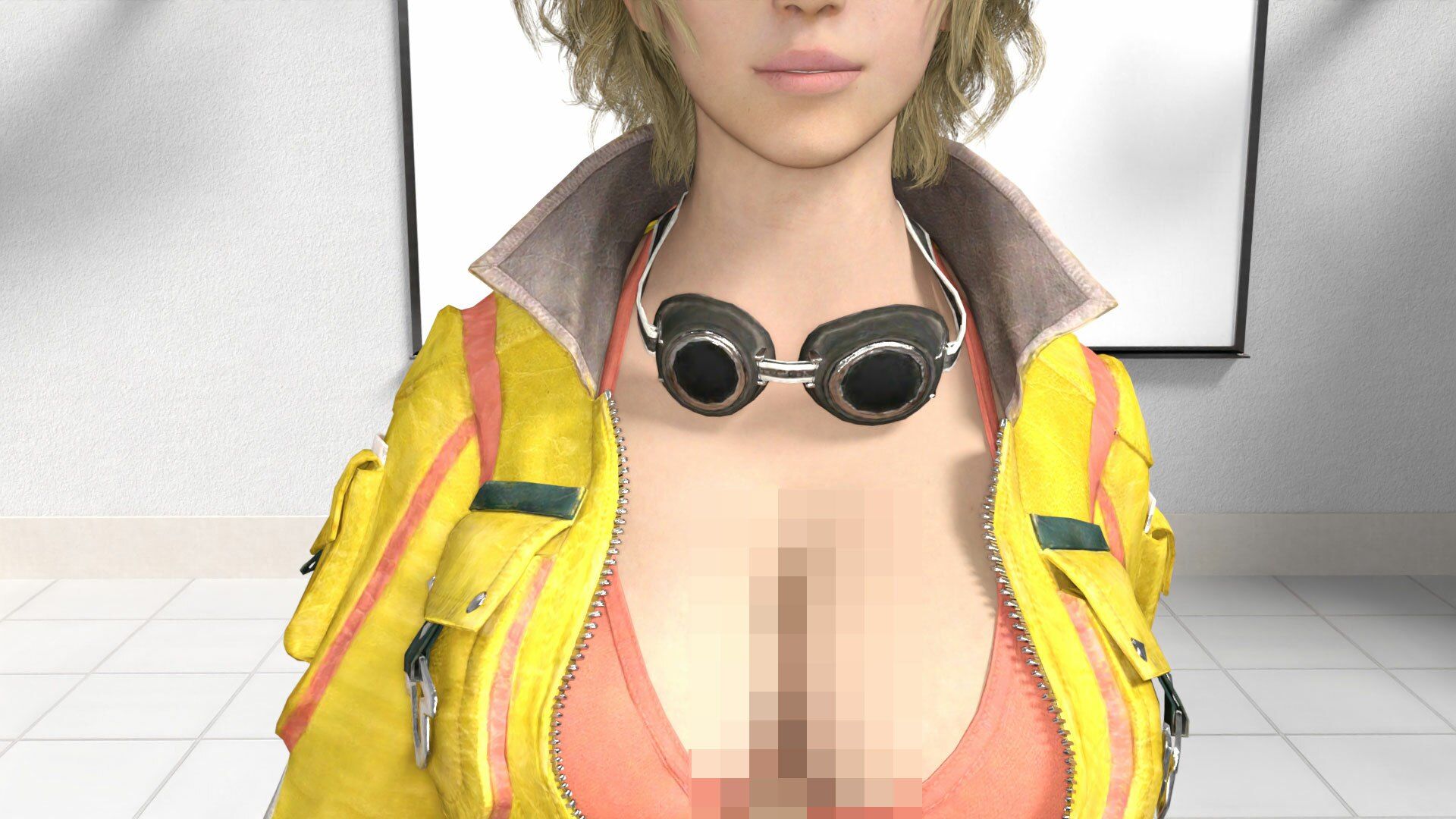 サンプル画像4:どこかで見たようなメカニック女性のコスプレ撮影風乳揺れ動画:メカニックパイパイ-001(Ozone_Layer) [d_426225]