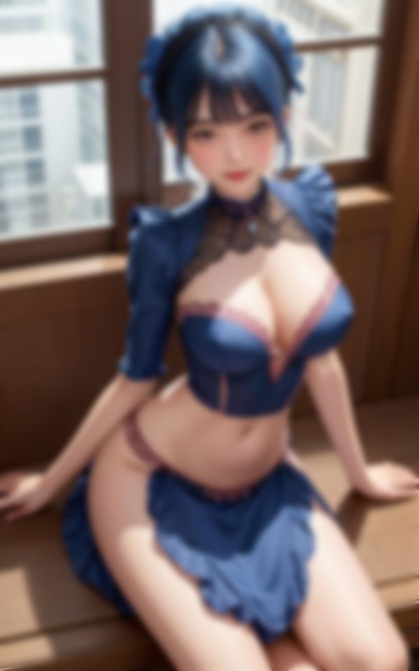 サンプル画像1:エチエチメイドのコスプレで文化祭の童貞客を虜にする淫乱後輩ちゃん(リアルAI製作会) [d_426231]