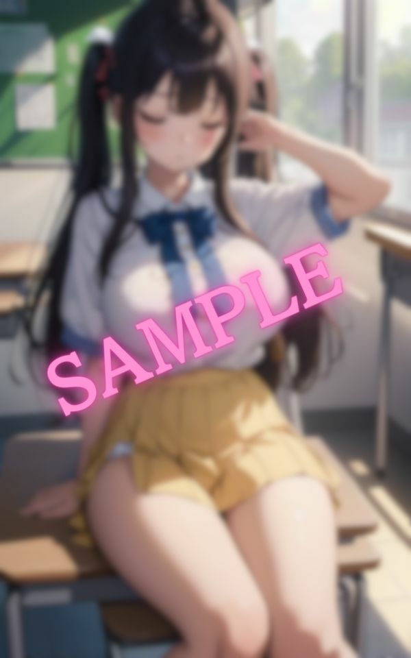 サンプル画像6:寝顔がとても可愛いツインテール美女の画像集(丸見えクラブ3) [d_426288]