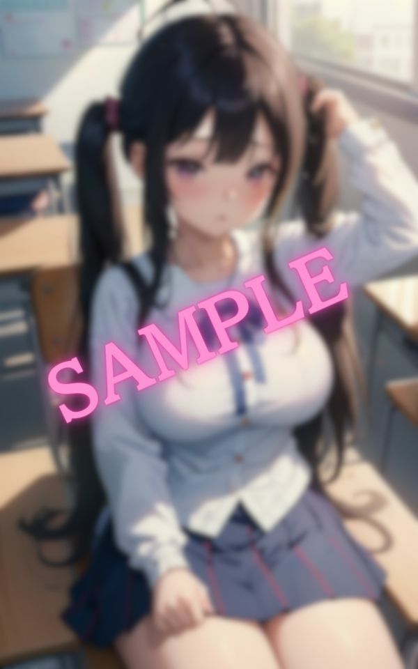 サンプル画像3:隣に座っている〇〇ちゃんの張りのあるおっぱいに興奮する僕・・・(極太バナナ) [d_426290]