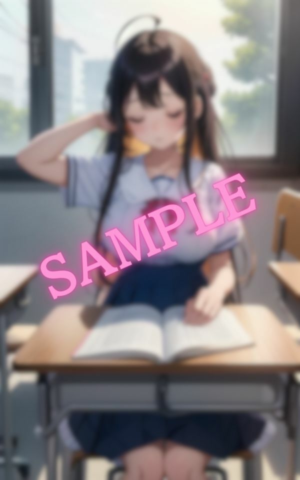 サンプル画像5:隣に座っている〇〇ちゃんの張りのあるおっぱいに興奮する僕・・・(極太バナナ) [d_426290]