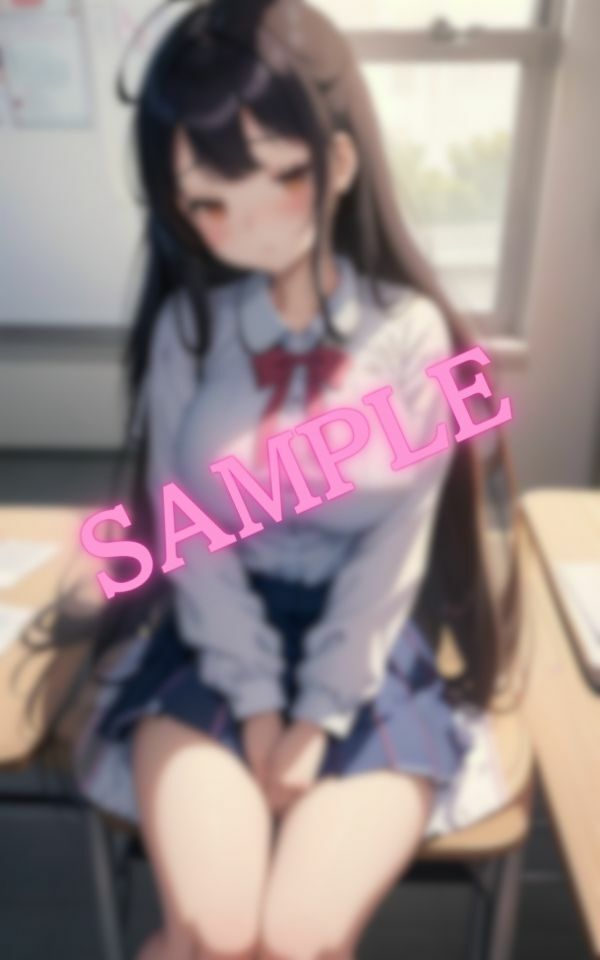 サンプル画像6:隣に座っている〇〇ちゃんの張りのあるおっぱいに興奮する僕・・・(極太バナナ) [d_426290]