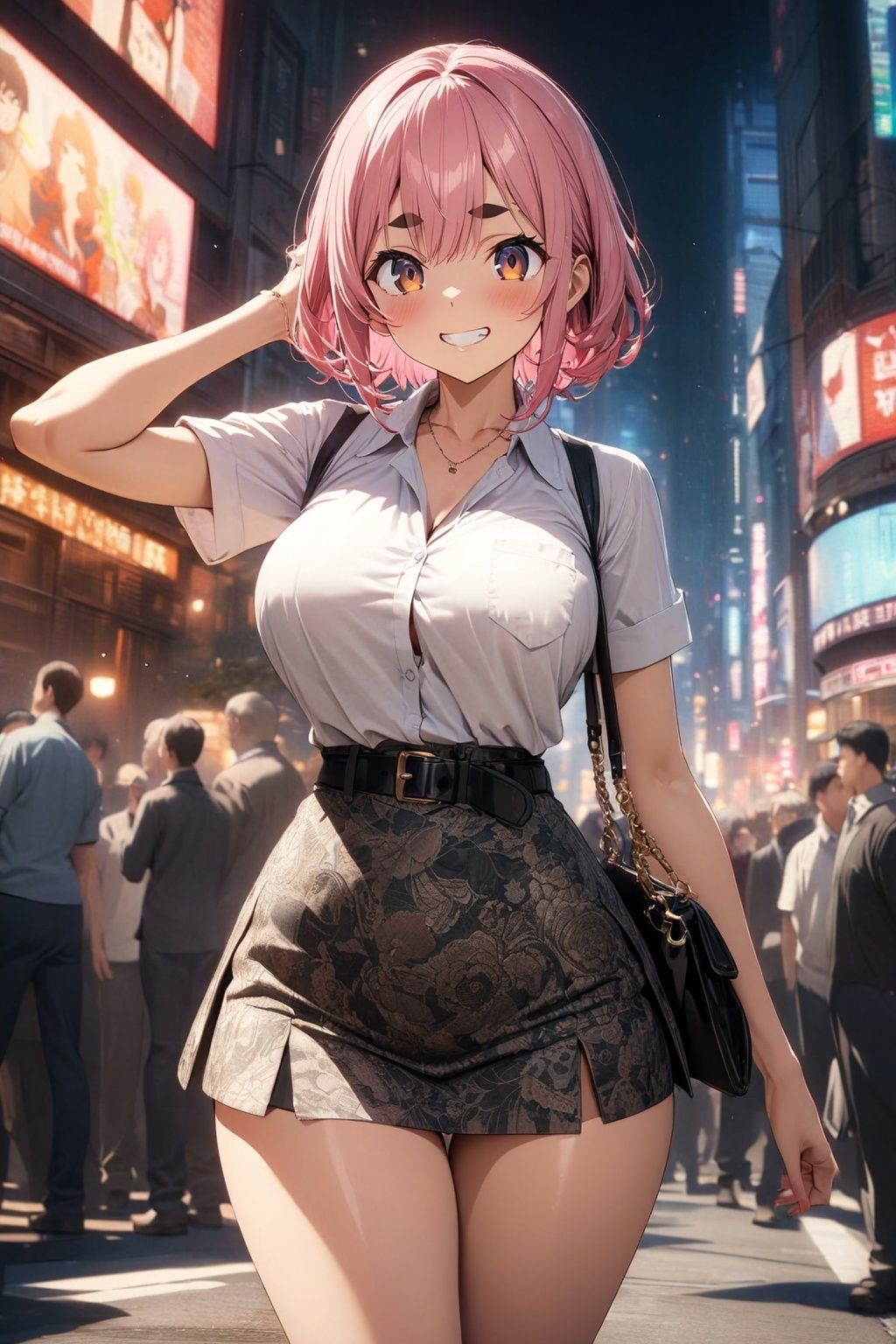 サンプル画像6:60キャラ 私服→ナース服 即オチ2コマ(事務びーむ) [d_426346]