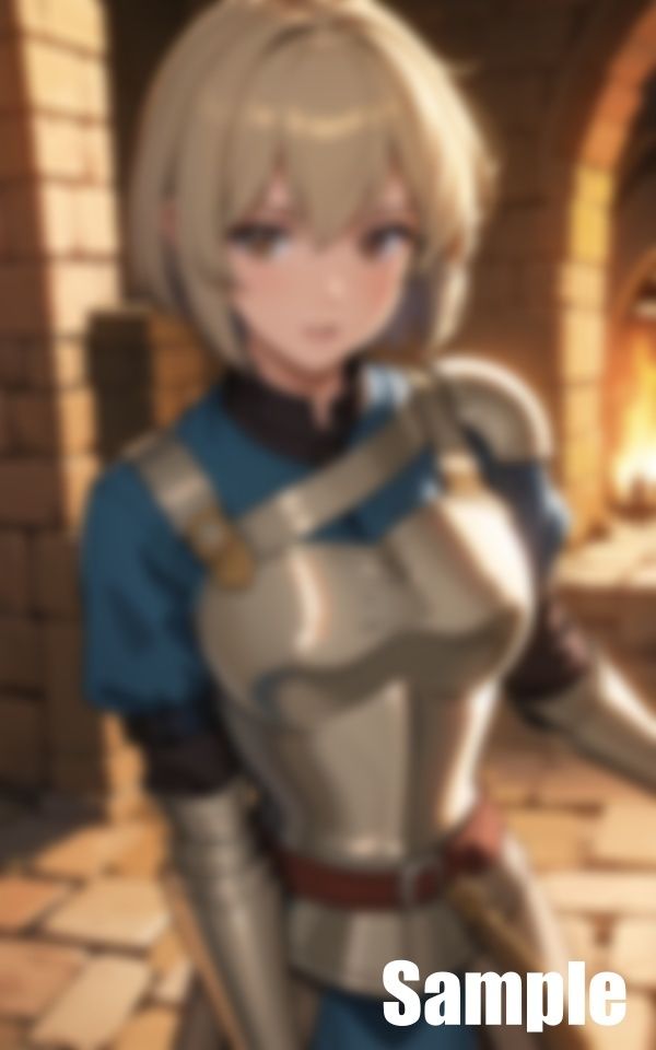 サンプル画像2:異世界女騎士の母性(ぜるえる) [d_426379]