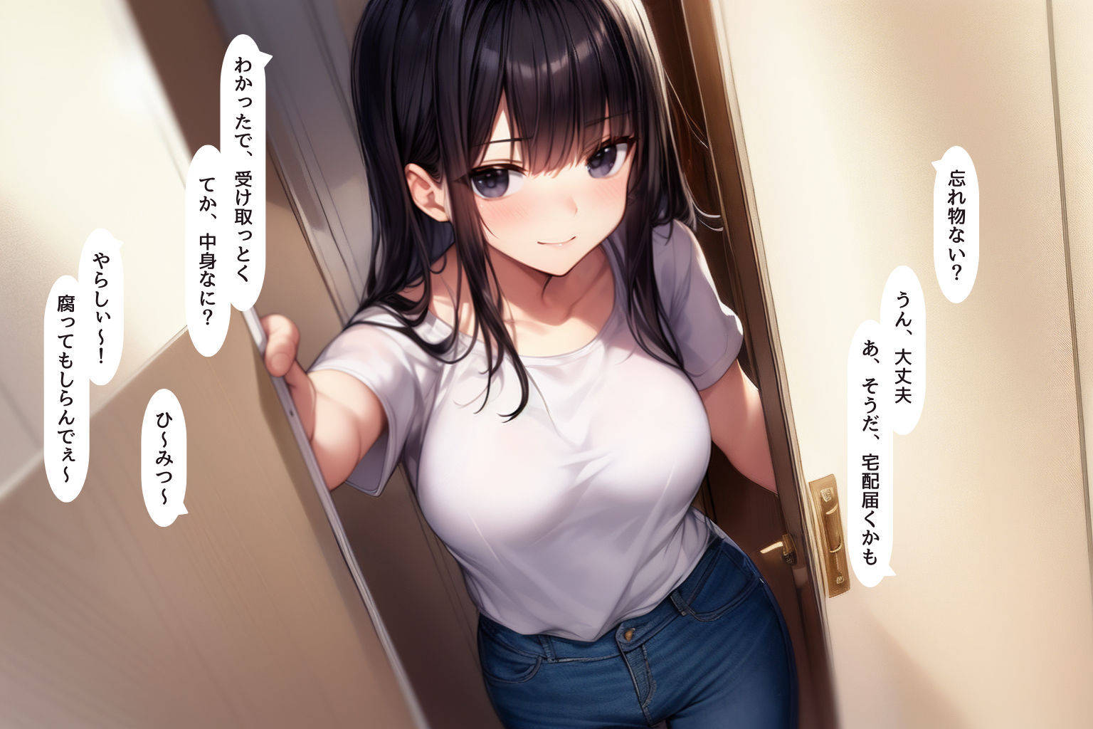 サンプル画像2:カナデの話 総集編1＆カナデの小話1 水着の白昼夢(ごんざれす斎藤) [d_426397]