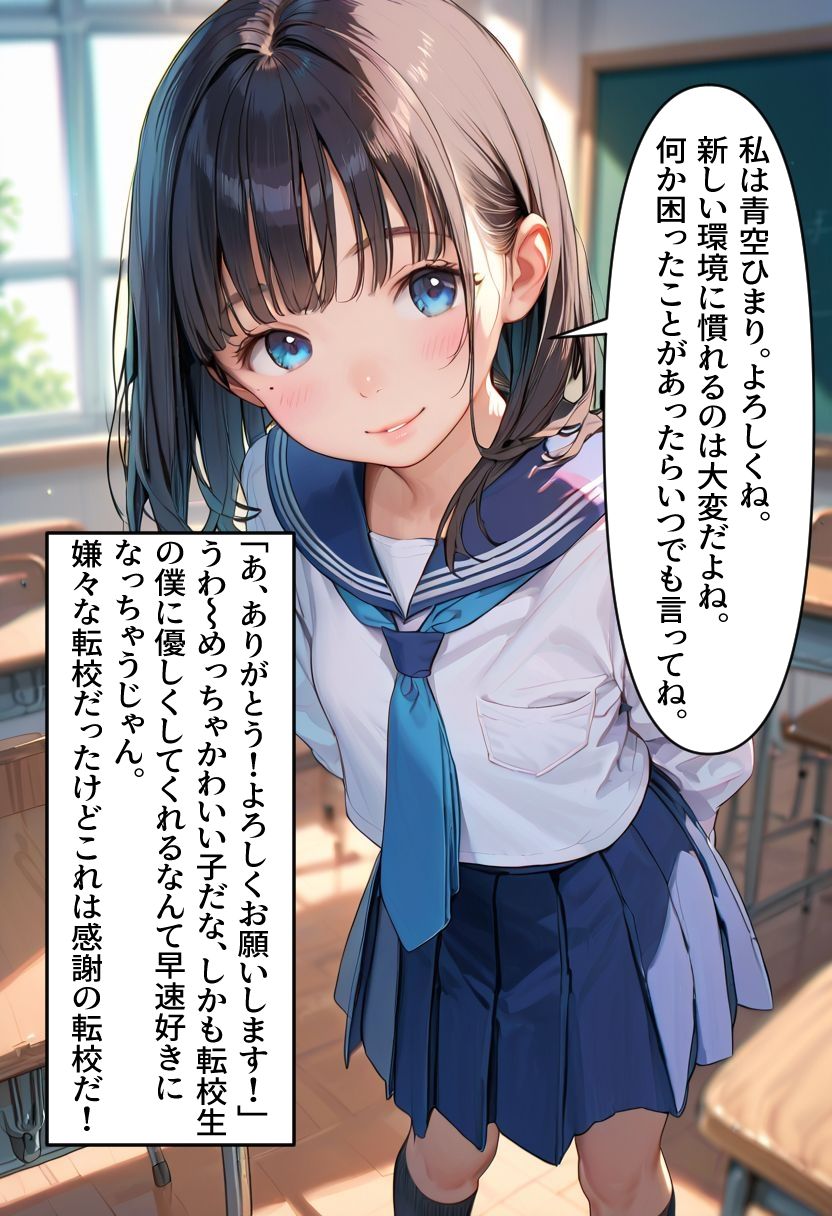 サンプル画像1:転校生の僕に優しくしてくれた彼女は性処理係だった。(Kaleidoscope) [d_426473]