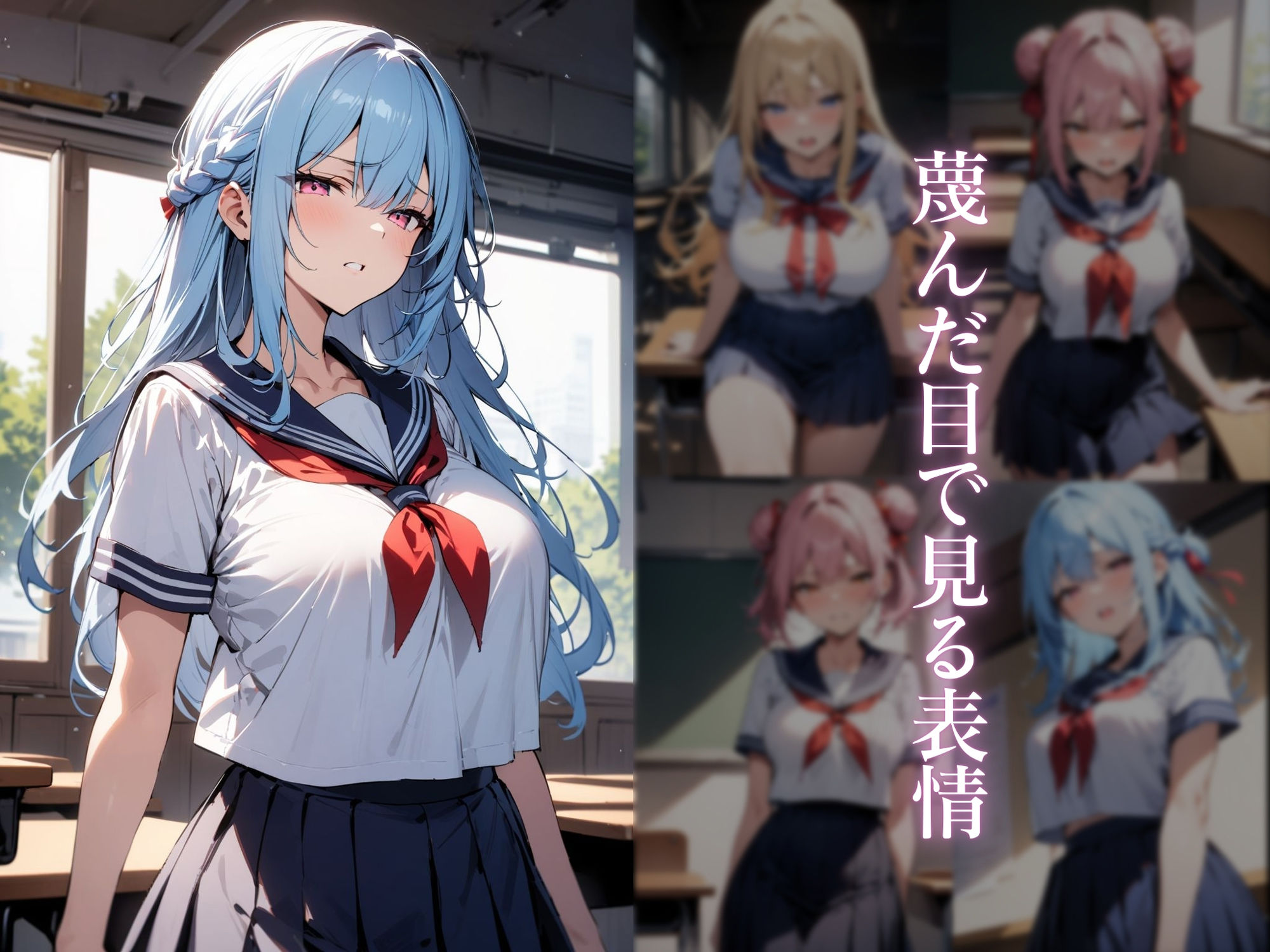 サンプル画像1:蔑むような目で俺を見てくる一軍女子の弱みを握ったので緊縛してわからせてみた件(chappy) [d_426484]