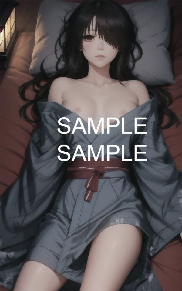 サンプル画像3:無表情な浴衣美女イラスト集(ラテ) [d_426506]