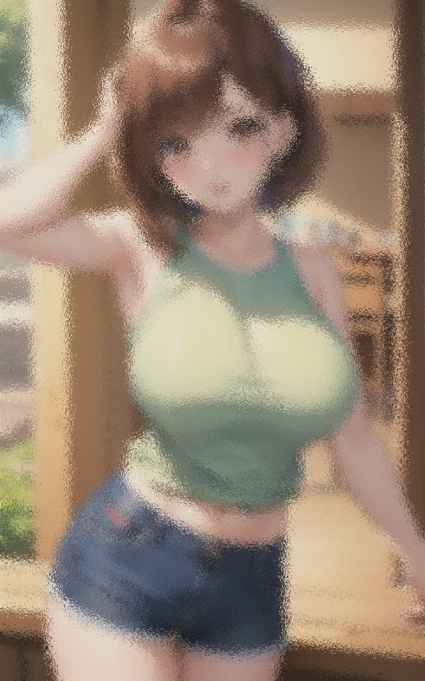 胸が大きすぎる 妹系美女のサンプル画像 6