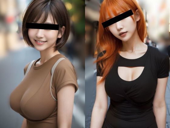 サンプル画像6:エッッッッ！！！ はち切れんばかりの着衣巨乳がエチエチな90人【パツパツTシャツ】(ヌグサメ) [d_426607]